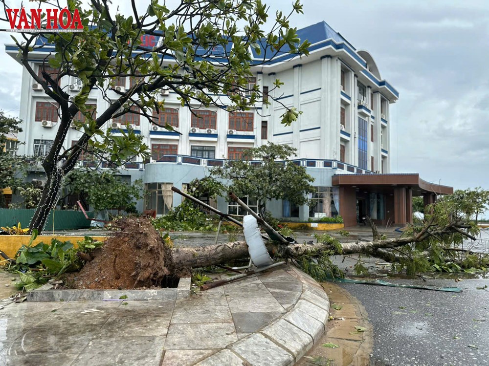 Khu du lịch Thiên Cầm xơ xác sau bão số 5 - ảnh 8