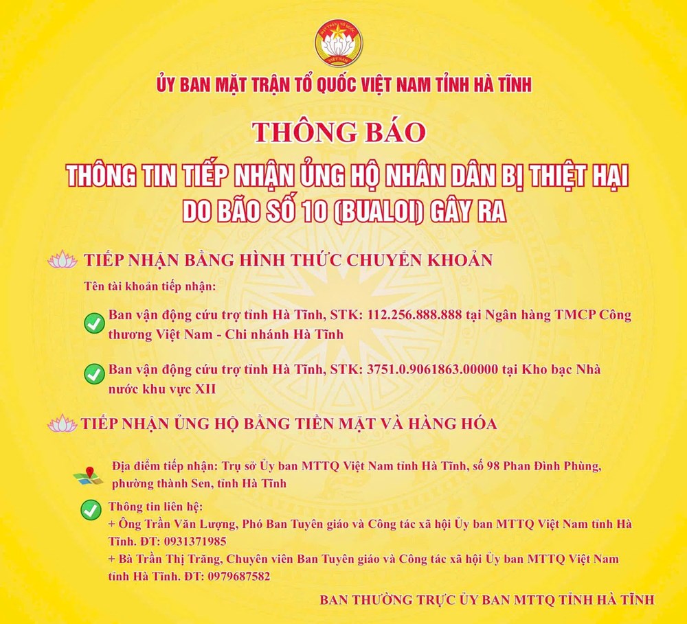  Hà Tĩnh kêu gọi sẻ chia với đồng bào vùng bão - ảnh 5