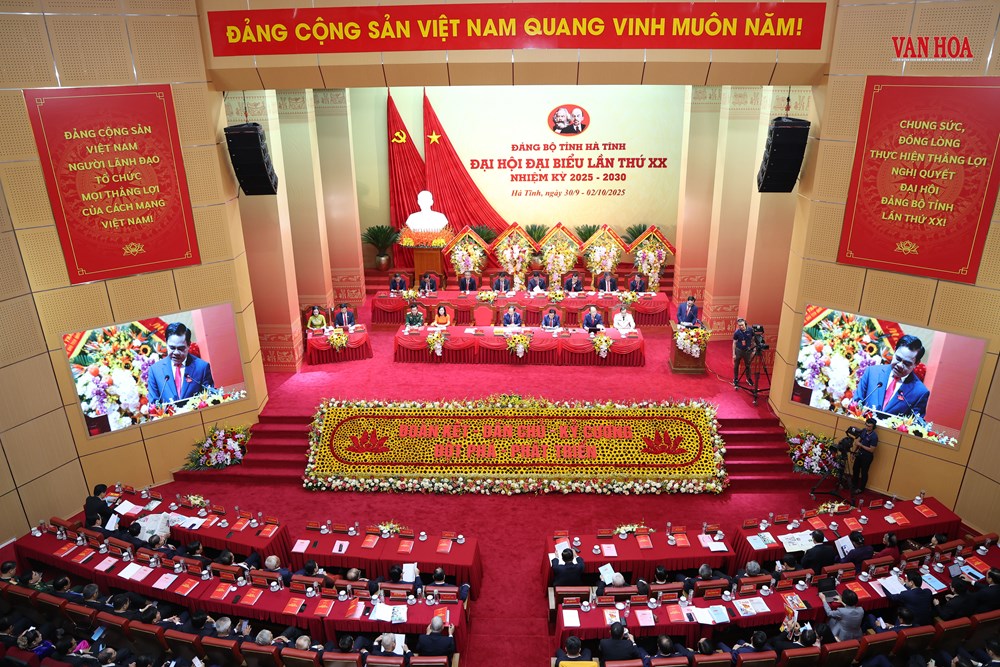 Đại hội Đảng bộ Hà Tĩnh khoá XX thành công tốt đẹp - ảnh 1