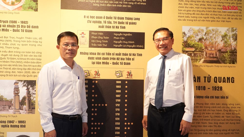 Triển lãm “Văn Miếu - Quốc Tử Giám và Truyền thống giáo dục khoa bảng tỉnh Hà Tĩnh” - ảnh 2