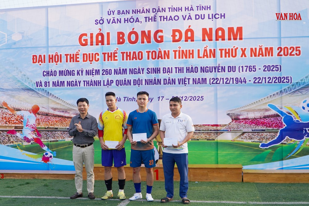 Bế mạc Giải Bóng đá nam Đại hội Thể dục Thể thao Hà Tĩnh - ảnh 5