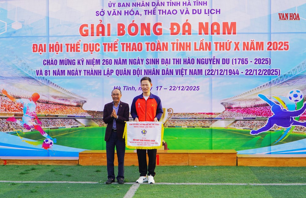 Bế mạc Giải Bóng đá nam Đại hội Thể dục Thể thao Hà Tĩnh - ảnh 4