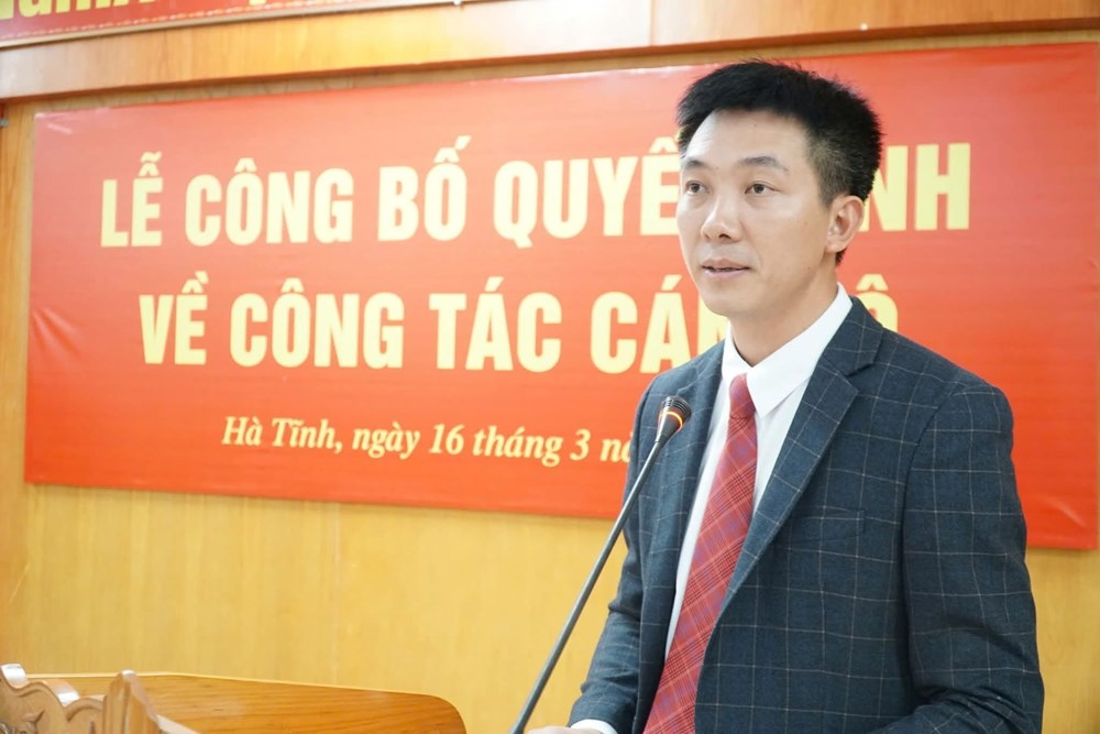 Hà Tĩnh bổ nhiệm Chủ tịch phường làm Phó Giám đốc Sở Xây dựng - ảnh 2