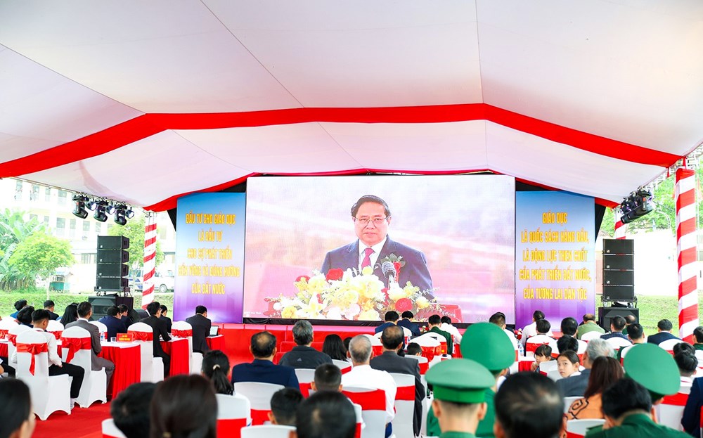 Hà Tĩnh khởi công 5 trường học nội trú vùng biên - ảnh 4