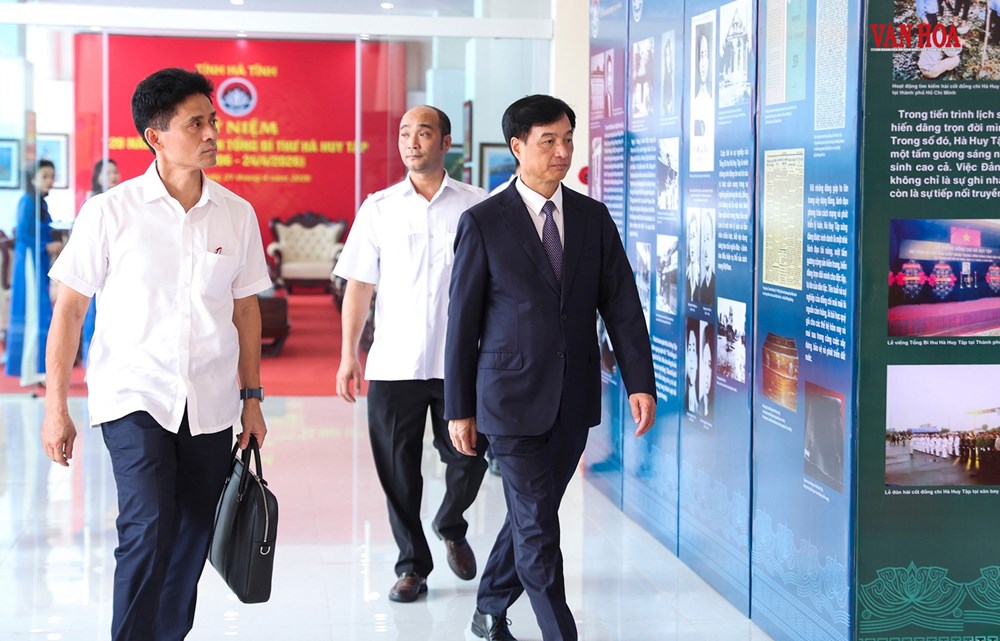 Tổng Bí thư Tô Lâm dự Lễ kỷ niệm trọng thể 120 năm Ngày sinh Tổng Bí thư Hà Huy Tập - ảnh 6