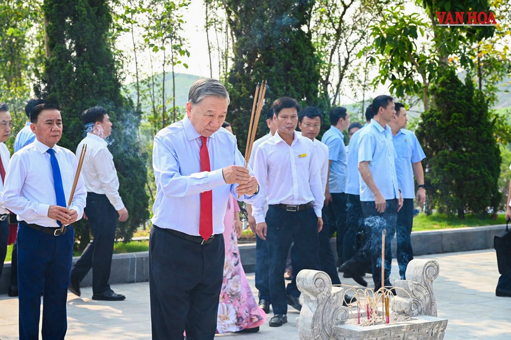 Tổng Bí thư, Chủ tịch nước Tô Lâm dâng hương tưởng niệm Tổng Bí thư Hà Huy Tập - ảnh 1