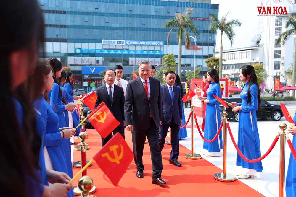 Tổng Bí thư Tô Lâm dự Lễ kỷ niệm trọng thể 120 năm Ngày sinh Tổng Bí thư Hà Huy Tập - ảnh 1