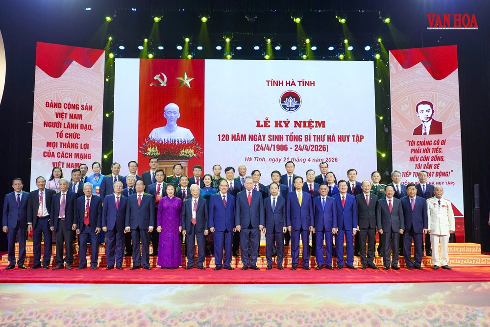 Lễ kỷ niệm trọng thể 120 năm Ngày sinh Tổng Bí thư Hà Huy Tập - ảnh 8
