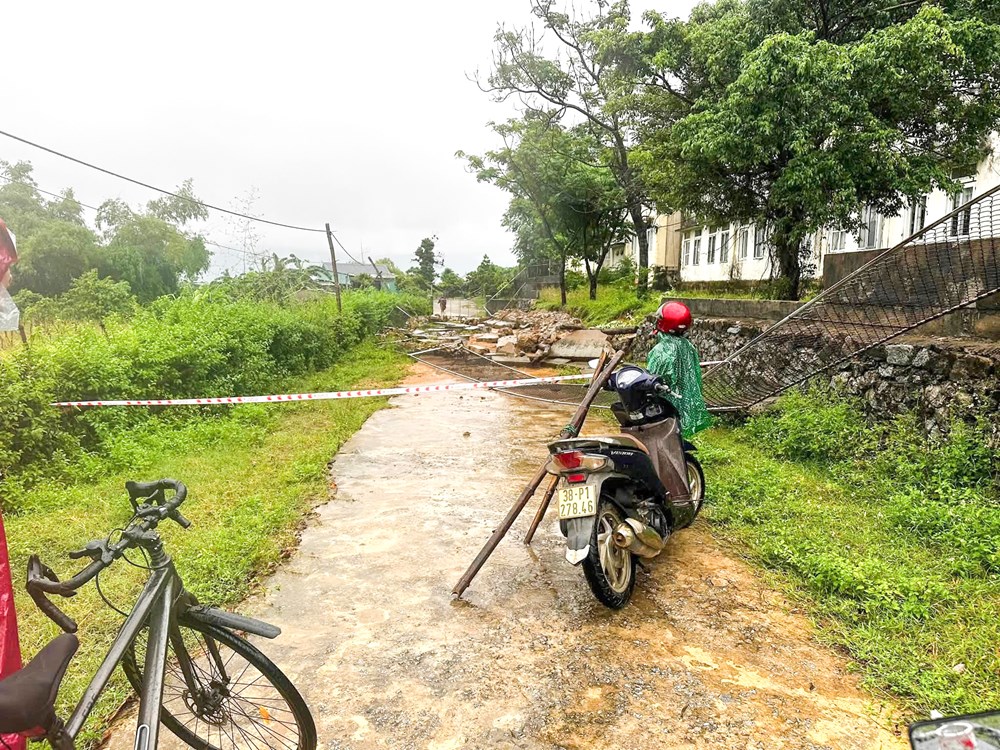Hà Tĩnh: Mưa lớn kéo dài, nhiều khu vực ngập cục bộ - ảnh 2
