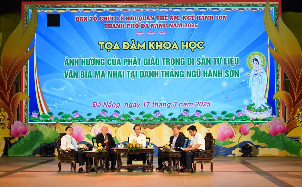 Tọa đàm khoa học về ảnh hưởng của Phật giáo trong di sản Văn bia Ma nhai  - ảnh 1