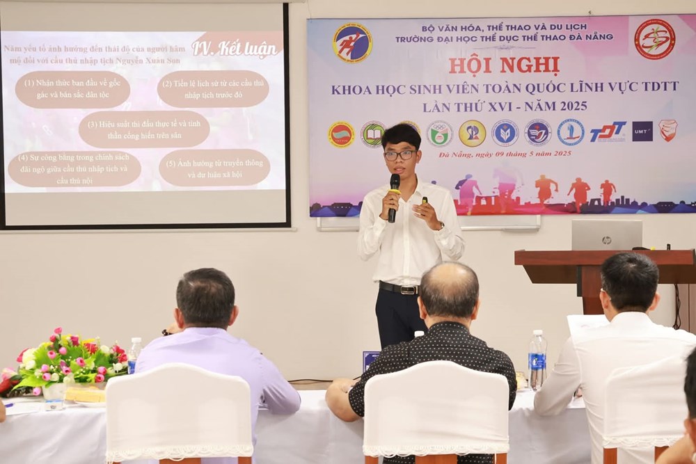 Hội nghị Khoa học sinh viên toàn quốc lĩnh vực TDTT năm 2025 - ảnh 3