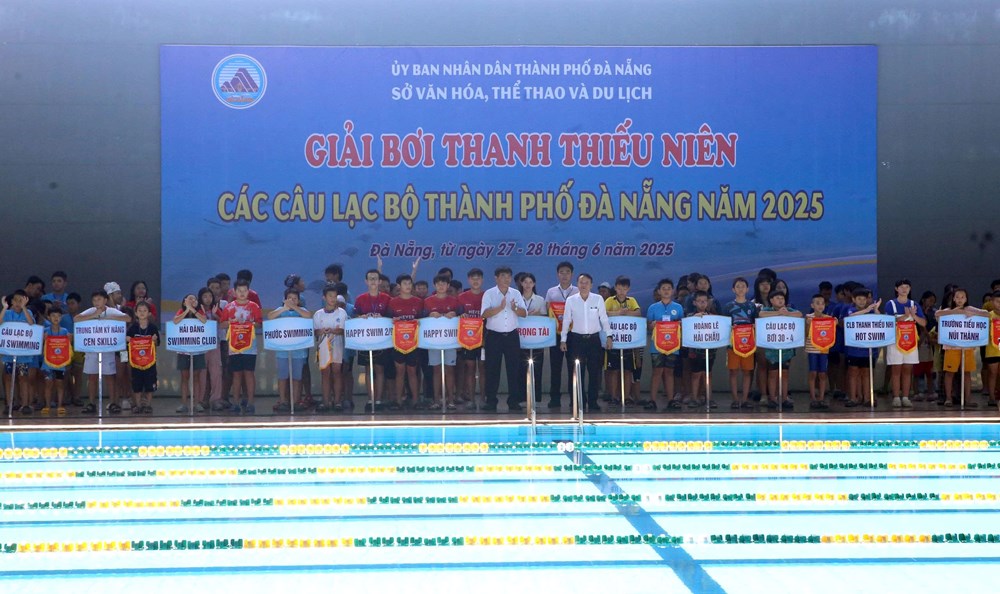 Giải Bơi thanh thiếu niên các CLB thành phố Đà Nẵng năm 2025 - ảnh 1