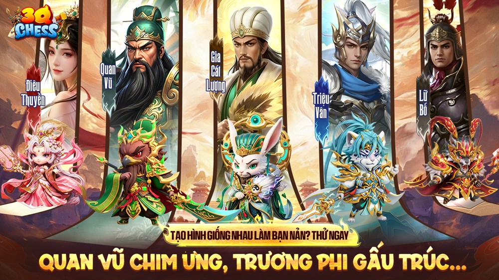 3Q Chess – Kỳ Thủ Tam Quốc: Khi danh tướng “tái sinh” thành thần thú - ảnh 6