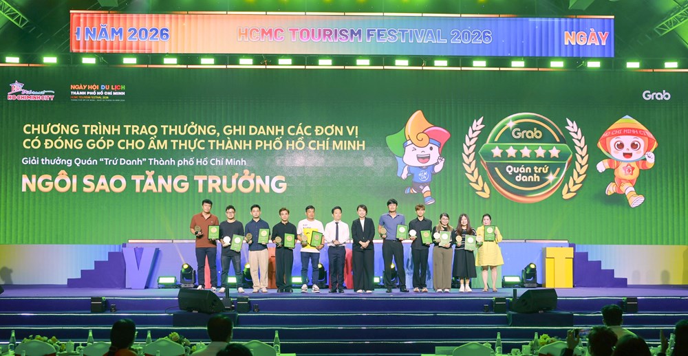 Grab Việt Nam vinh danh loạt quán ăn tiêu biểu tại lễ trao giải Quán “Trứ Danh” TP.HCM - ảnh 1