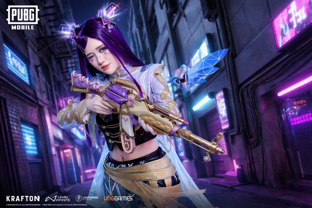 PUBG MOBILE hợp tác streamer Ms Three ra mắt giáp tối thượng “Thần Tượng Ngân Hà” - ảnh 1