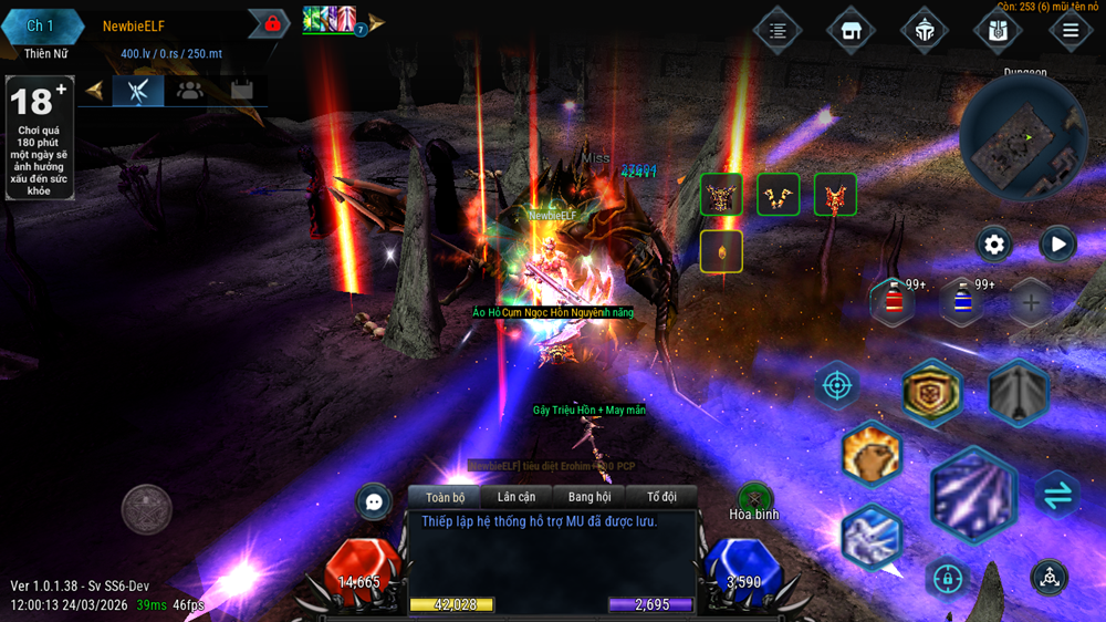 Vũ Trụ Thần Thoại - Tái hiện MMORPG “cày cuốc” nguyên bản - ảnh 4