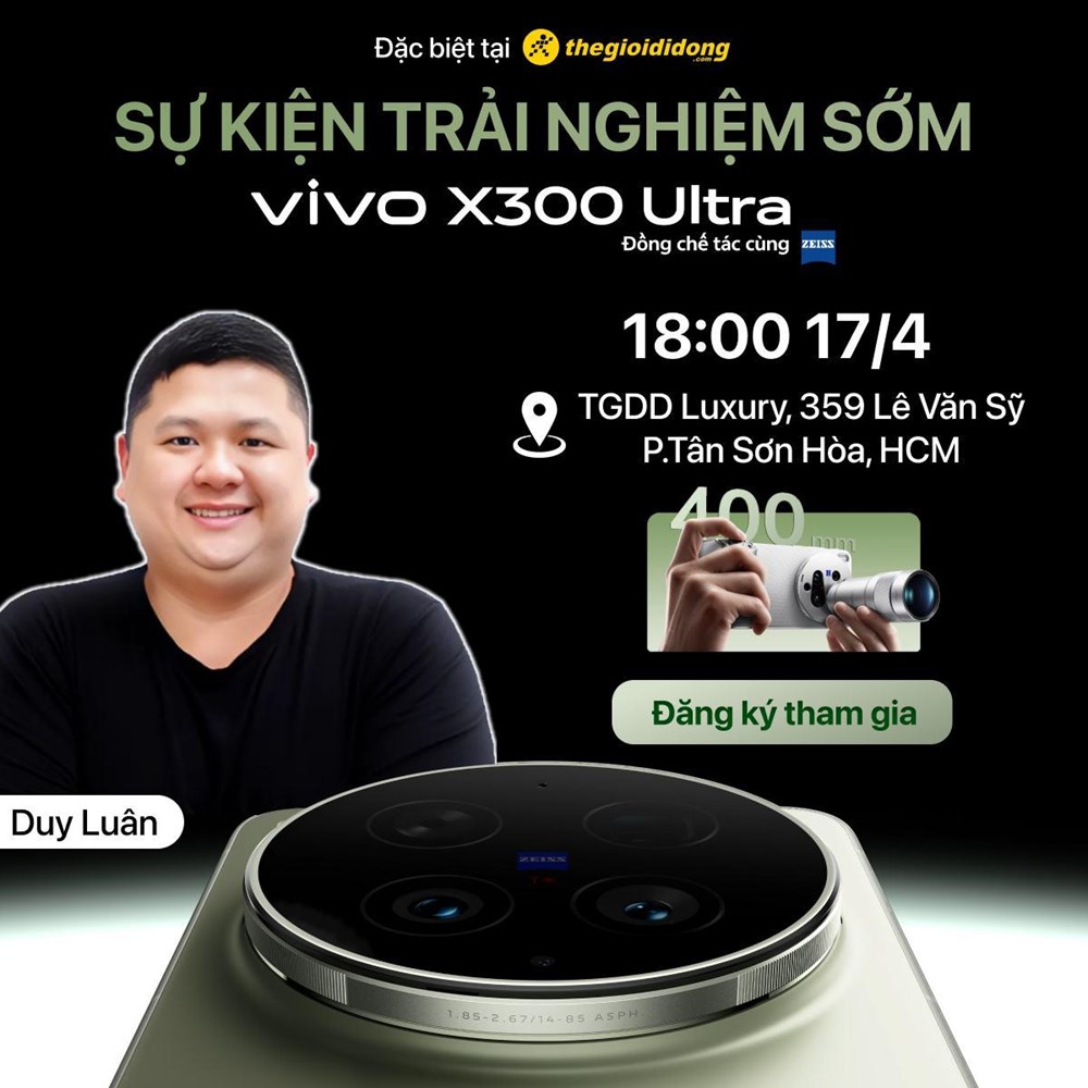 vivo X300 Ultra chính thức mở đặt trước tại Thế Giới Di Động với loạt ưu đãi giới hạn - ảnh 3