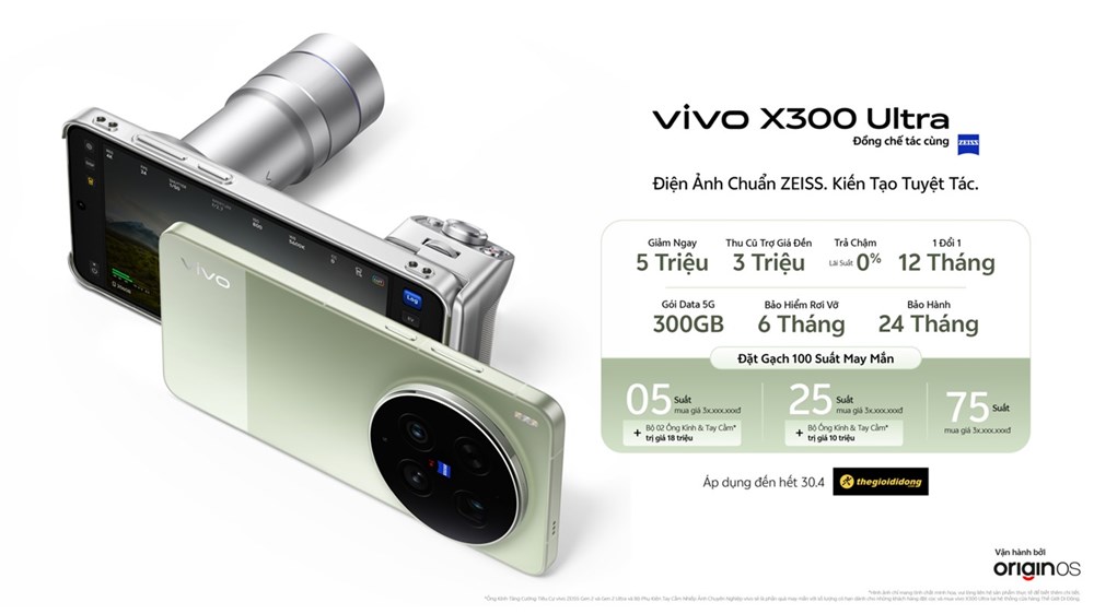 vivo X300 Ultra chính thức mở đặt trước tại Thế Giới Di Động với loạt ưu đãi giới hạn - ảnh 2