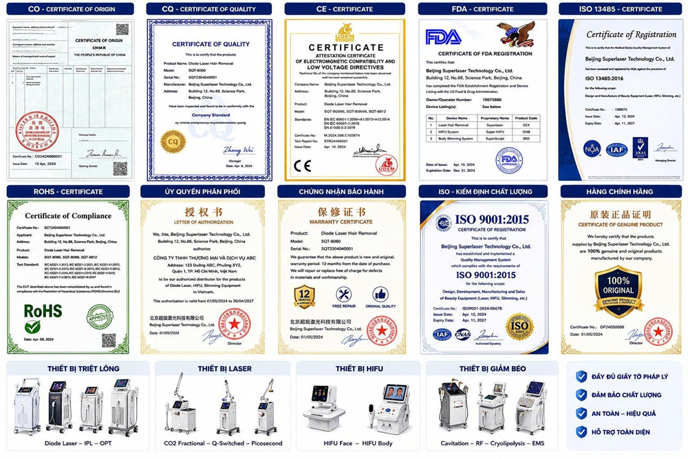 Nguồn gốc, pháp lý thiết bị thẩm mỹ ngày càng được Spa, Clinic chú trọng - ảnh 5