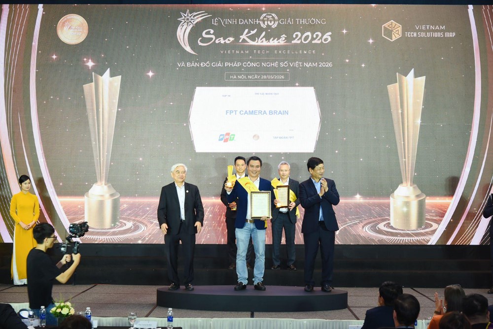 Top 10 Sao Khuê hai năm liền, FPT Camera khẳng định năng lực AI - ảnh 1