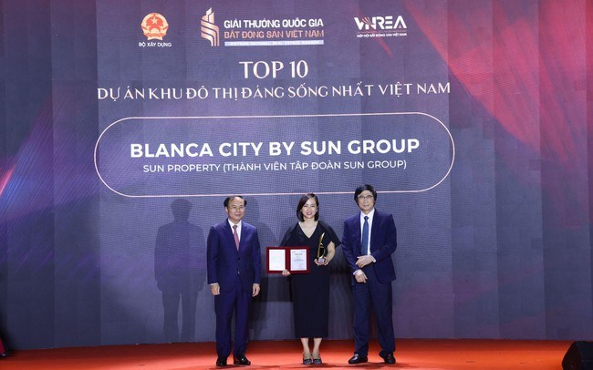 Giải thưởng Quốc gia Bất động sản Việt Nam vinh danh đô thị đáng sống nhất Việt Nam - Blanca City - ảnh 1