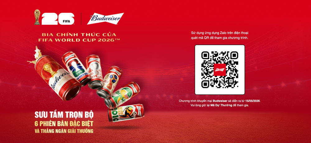 Budweiser ra mắt bộ sưu tập 6 phiên bản đặc biệt FIFA World Cup 2026™ - ảnh 4