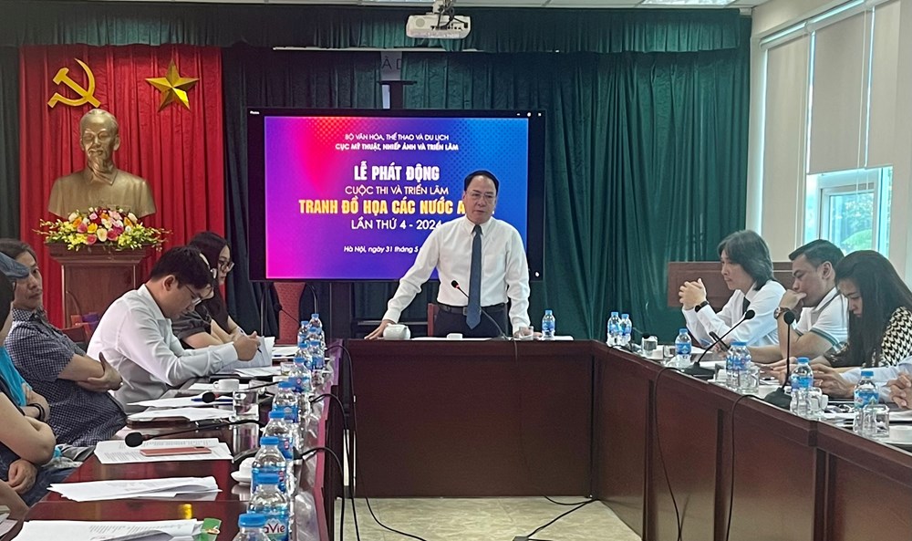 Phát động “Cuộc thi và Triển lãm Tranh Đồ hoạ các nước ASEAN 2024“ - ảnh 1