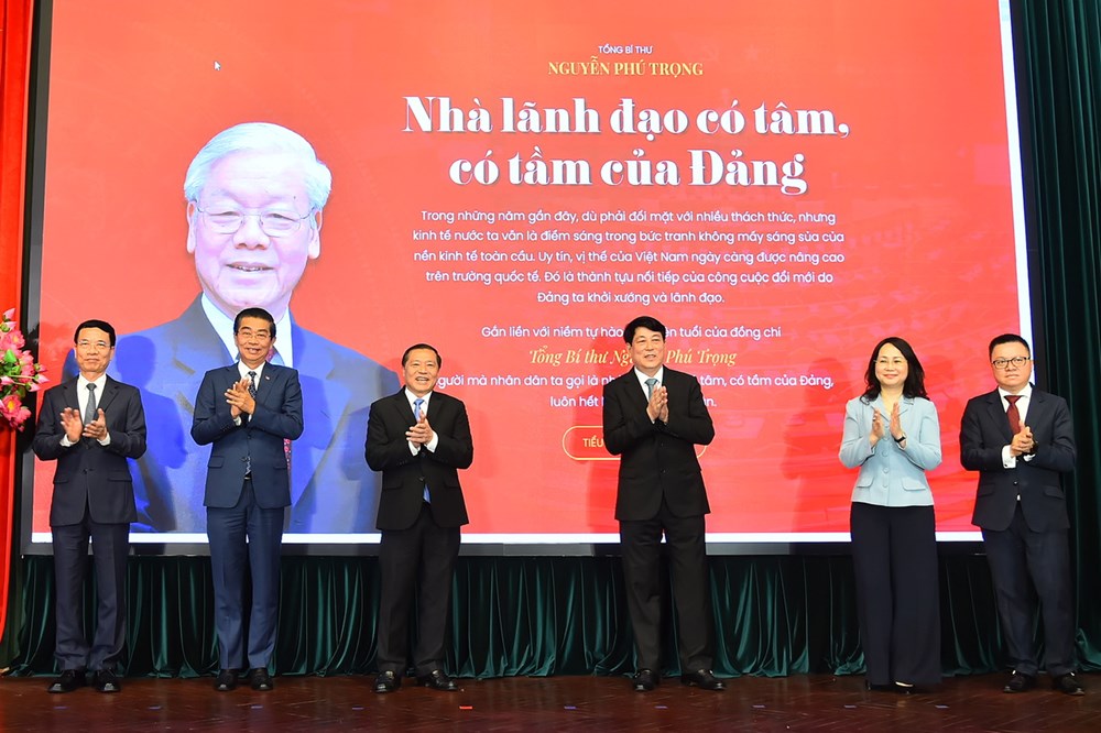 Khai trương Trang thông tin đặc biệt “Tổng Bí thư Nguyễn Phú Trọng - Nhà lãnh đạo có tâm, có tầm của Đảng” - ảnh 1