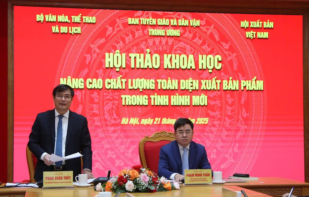 Giải pháp nâng cao chất lượng xuất bản phẩm trong tình hình mới - ảnh 1