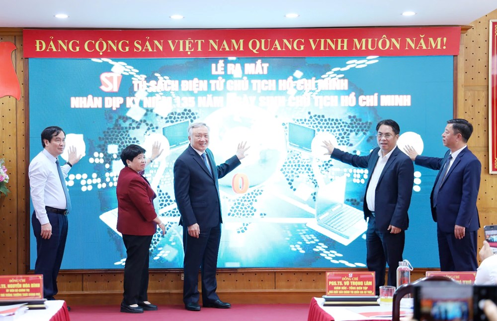 Lễ ra mắt “Tủ sách điện tử Chủ tịch Hồ Chí Minh” - ảnh 2