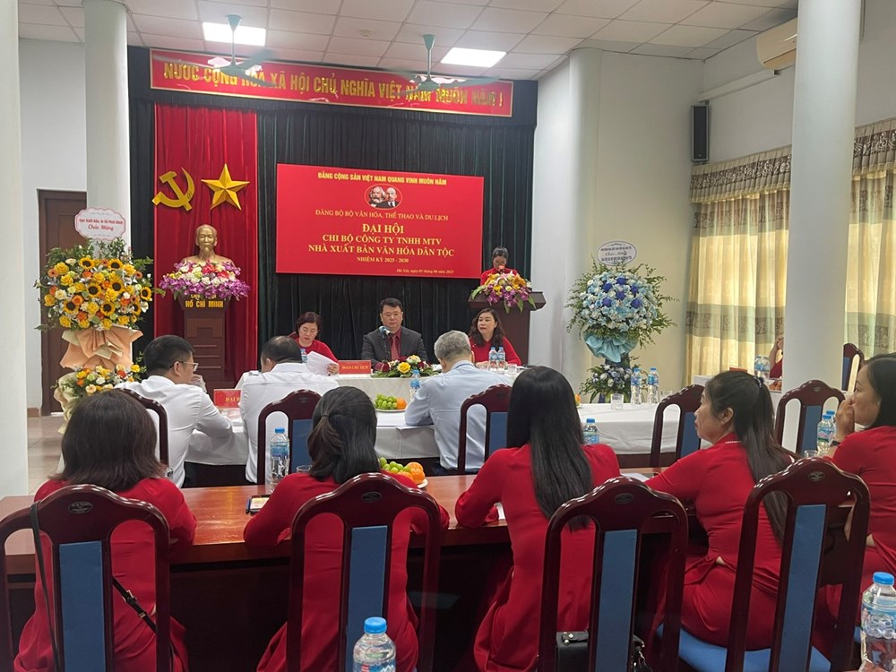 Đại hội Chi bộ Công ty TNHH MTV Nhà xuất bản Văn hóa Dân tộc nhiệm kỳ 2025-2030 - ảnh 4