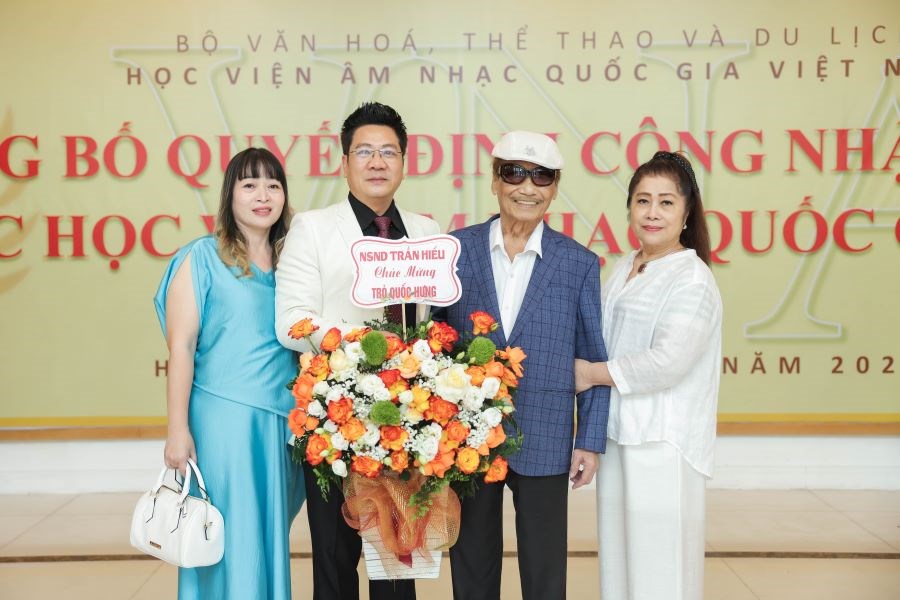 Lễ công bố và trao quyết định công nhận chức vụ Giám đốc Học viện Âm nhạc Quốc gia Việt Nam đối với TS. NSND Đỗ Quốc Hưng - ảnh 7