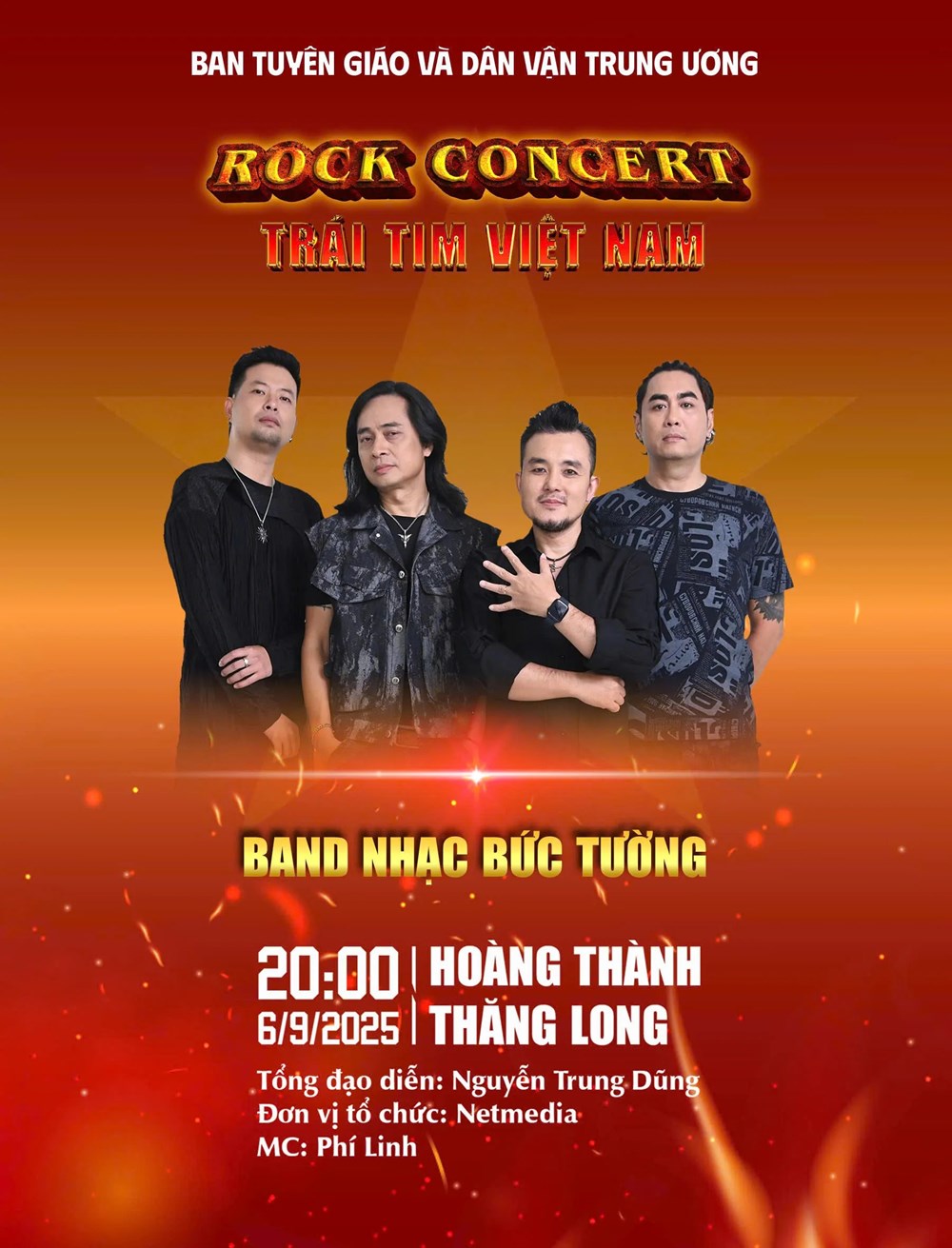 Bức Tường, Ngũ Cung, Chillies hội tụ trong “Rock Concert – Trái tim Việt Nam” - ảnh 2