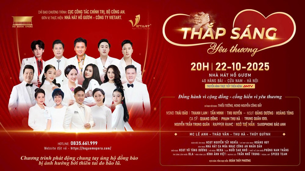 Chuỗi chương trình nghệ thuật gây quỹ ủng hộ đồng bào vùng thiên tai - ảnh 2