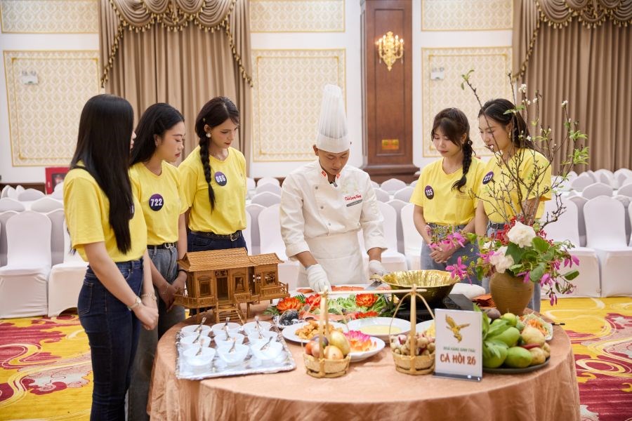 Thí sinh “Hoa hậu Du lịch Dân tộc Việt Nam 2025” trải nghiệm văn hóa Mộc Châu - ảnh 4