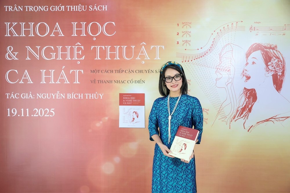 Nghệ sĩ opera Việt mang tri thức quốc tế về giáo dục thanh nhạc trong cuốn sách mới - ảnh 2