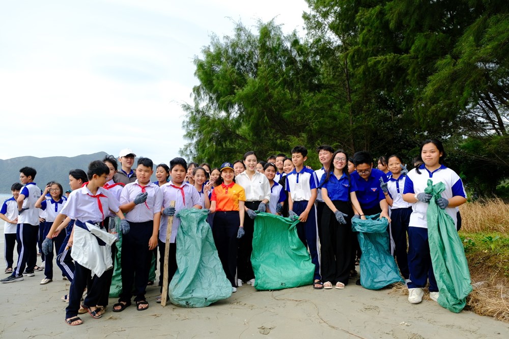 Hoa hậu Quốc gia Việt Nam 2024 Nguyễn Ngọc Kiều Duy đồng hành cùng “Ngày hội sống xanh” vì biển đảo xanh - ảnh 3