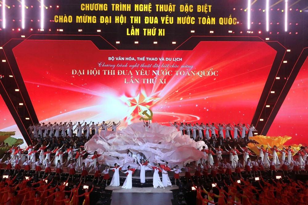 Tổng duyệt chương trình nghệ thuật đặc biệt chào mừng Đại hội Thi đua yêu nước toàn quốc lần thứ XI - ảnh 6