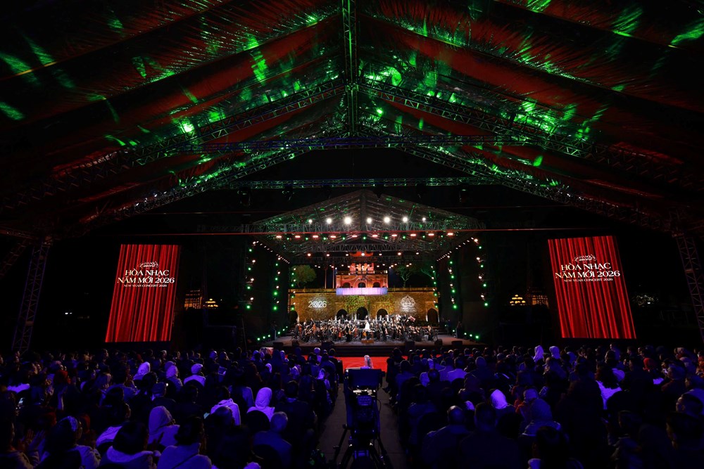 Âm nhạc năm mới 2026 vang vọng Hoàng thành Thăng Long - ảnh 1