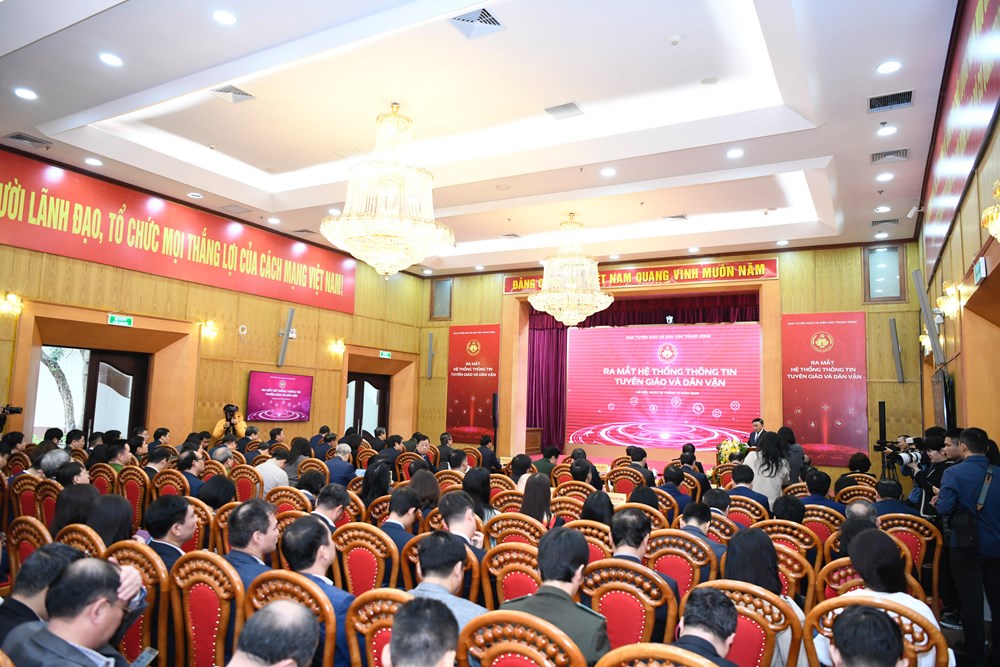 Ra mắt hệ thống thông tin Tuyên giáo và Dân vận  - ảnh 4