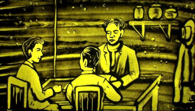 Nghệ sĩ tranh cát Nguyễn Tiến mở màn ấn tượng trong chương trình “Đường lên phía trước” - ảnh 2