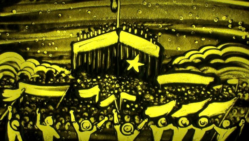 Nghệ sĩ tranh cát Nguyễn Tiến mở màn ấn tượng trong chương trình “Đường lên phía trước” - ảnh 5