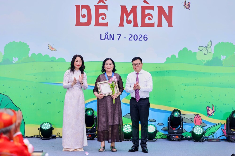 Giải thưởng “Thiếu nhi Dế Mèn lần thứ 7 năm 2026” vinh danh thành tựu trọn đời NSND Ngô Mạnh Lân - ảnh 1