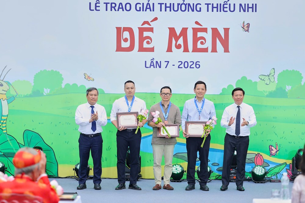 Giải thưởng “Thiếu nhi Dế Mèn lần thứ 7 năm 2026” vinh danh thành tựu trọn đời NSND Ngô Mạnh Lân - ảnh 4