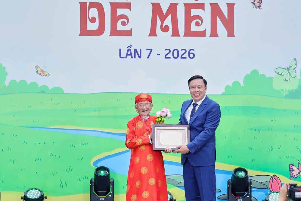 Giải thưởng “Thiếu nhi Dế Mèn lần thứ 7 năm 2026” vinh danh thành tựu trọn đời NSND Ngô Mạnh Lân - ảnh 3