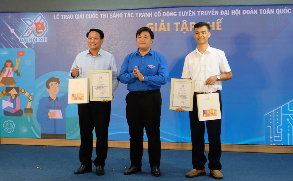 Trao giải Cuộc thi Sáng tác tranh cổ động, tuyên truyền Đại hội Đoàn toàn quốc lần thứ XIII - ảnh 5