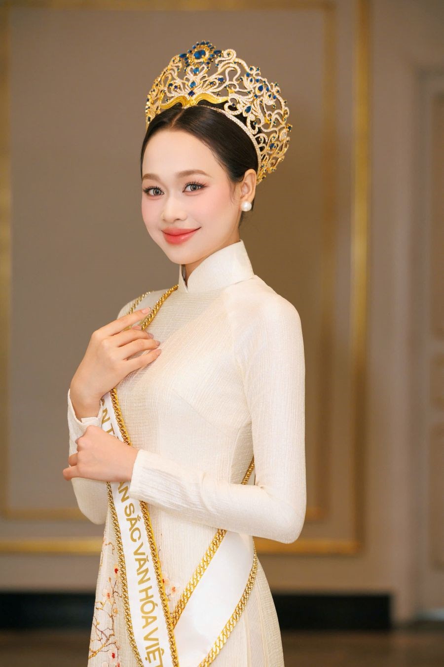 Hoa hậu Nguyễn Thị Mỹ Linh là Đại sứ lan tỏa bản sắc văn hóa Việt - ảnh 2