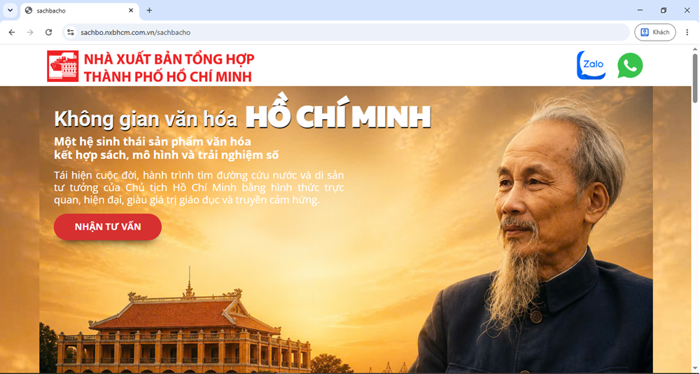 Ra mắt Tủ sách “Vinh quang Hồ Chí Minh” trên nền tảng số - ảnh 1