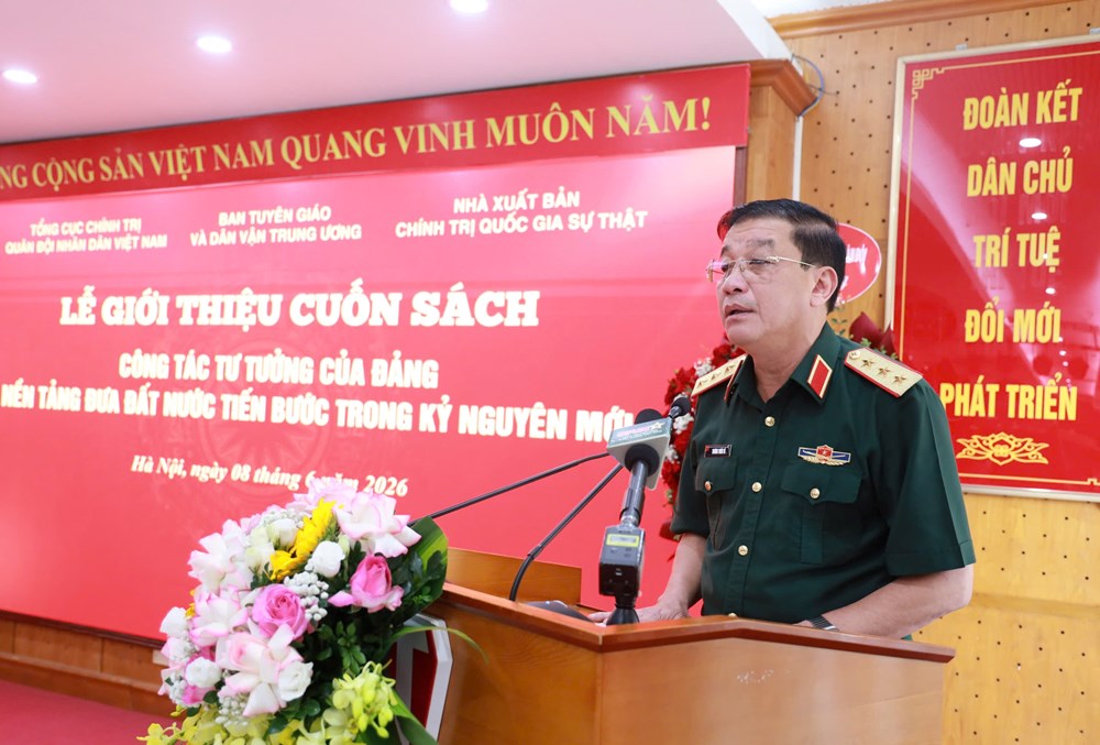 Ra mắt sách của Đại tướng Nguyễn Trọng Nghĩa về công tác tư tưởng trong kỷ nguyên mới - ảnh 3