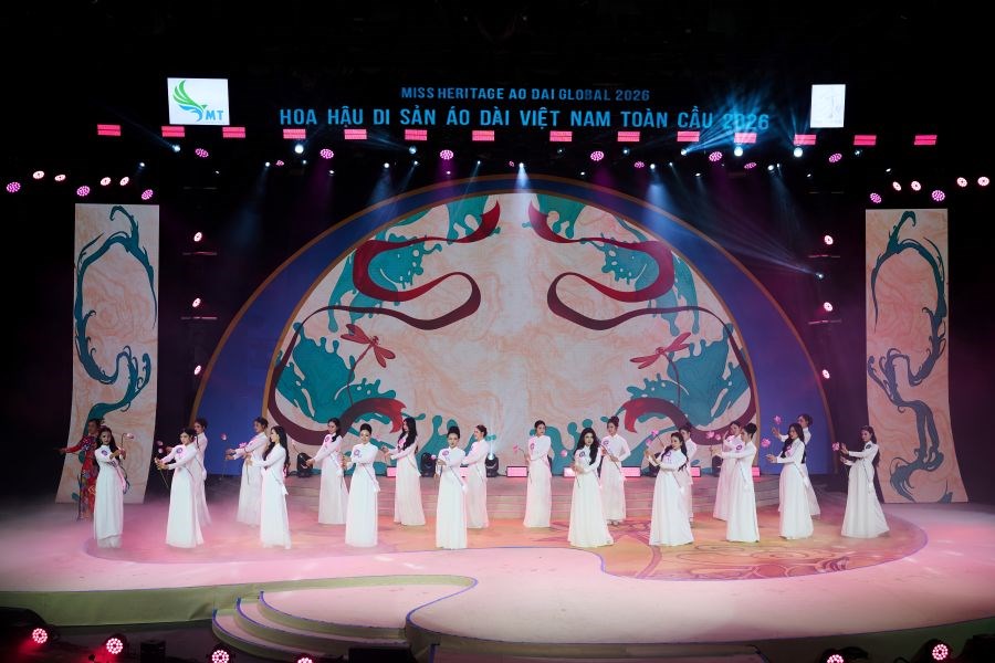 Hoa hậu Di sản Áo dài Việt Nam toàn cầu 2026 tôn vinh áo dài Việt - ảnh 3